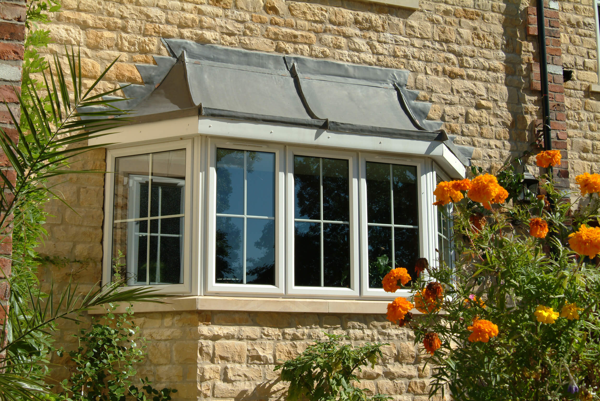 PVCu bay windows